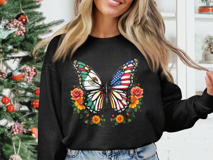 Unique Multinational Butterfly Design Pullover product type