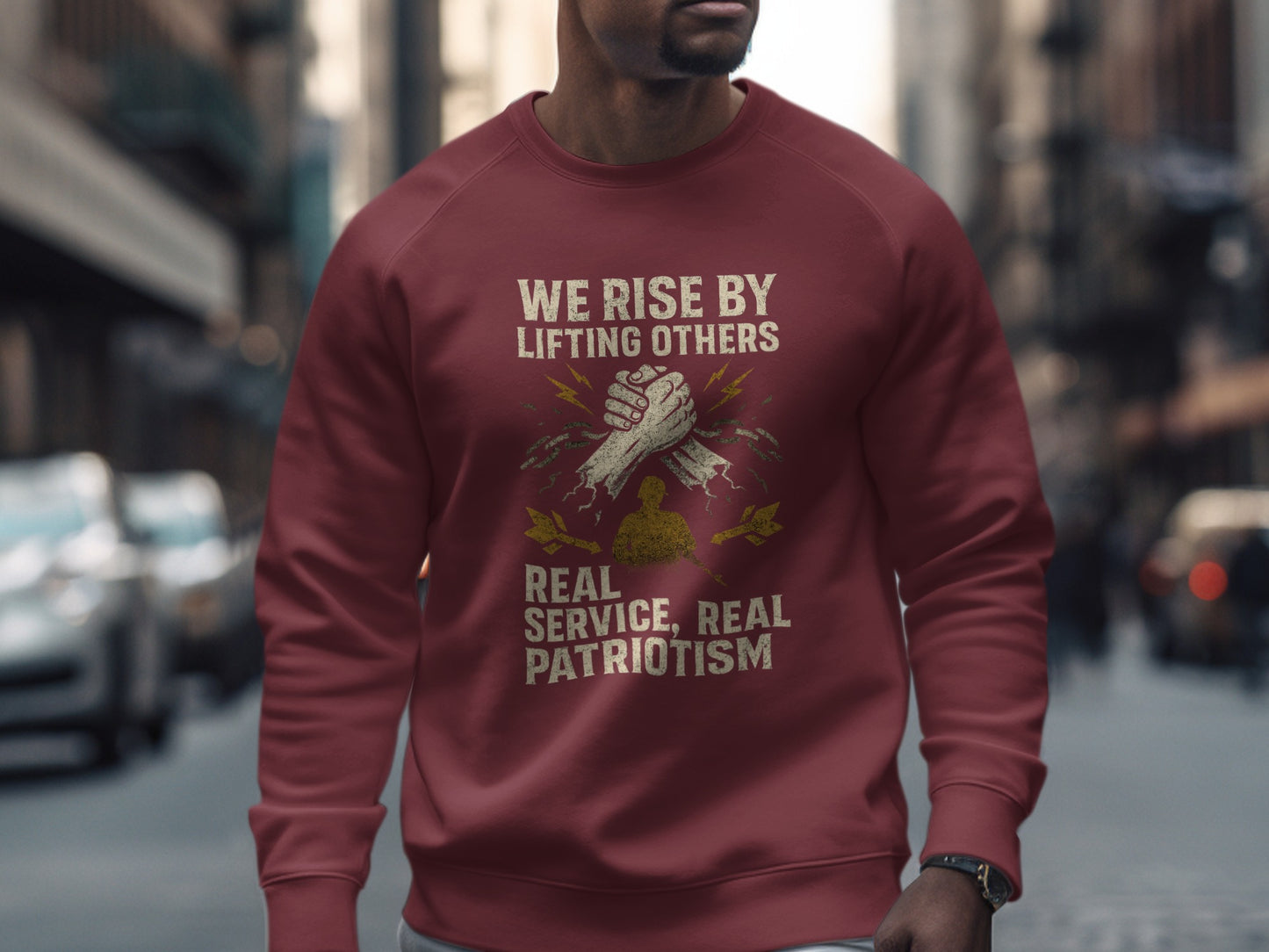 We Rise By Lifting Others Real Service Product