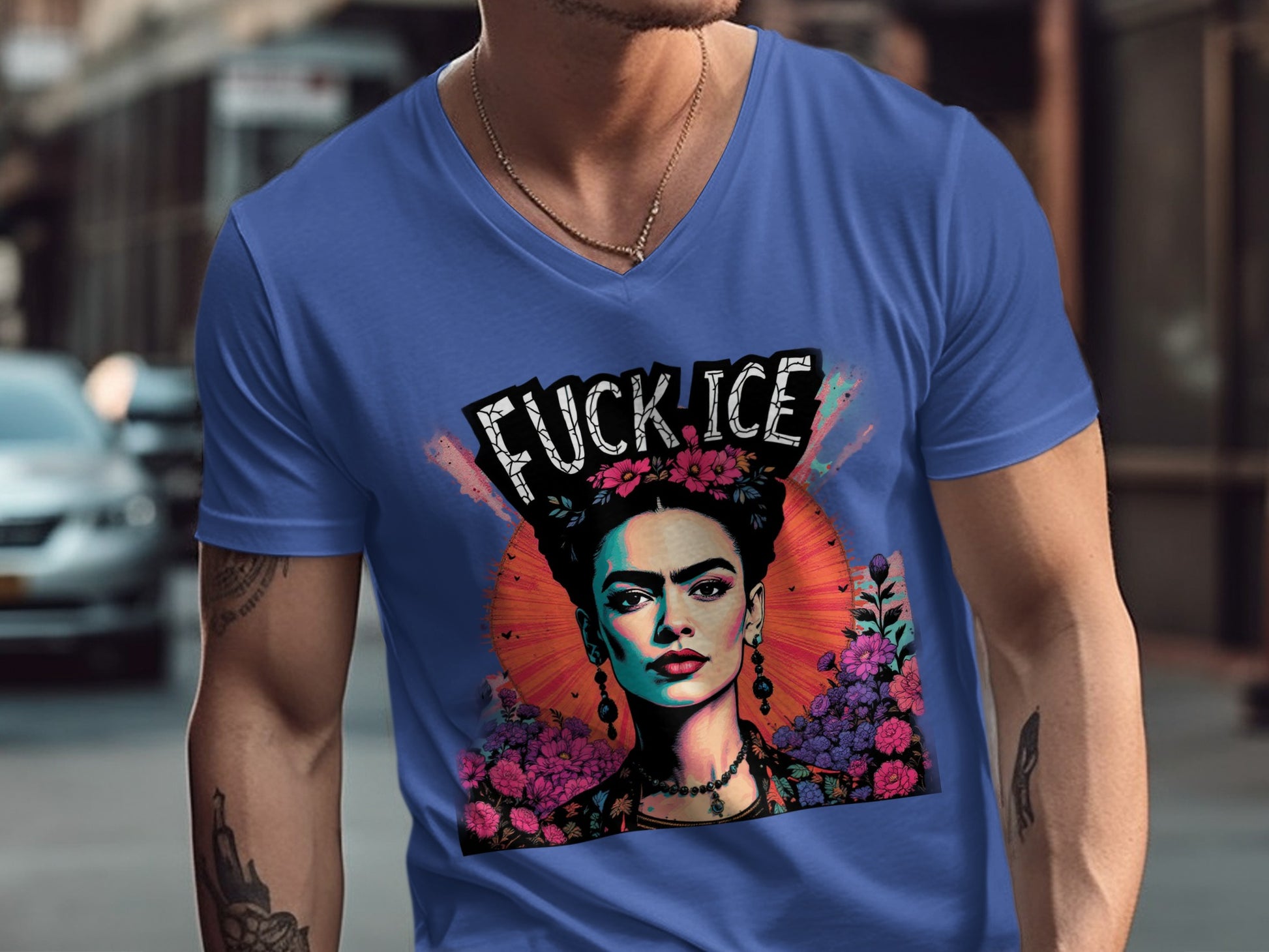 Bold Vivid Artistic Graphic Statement T-shirt