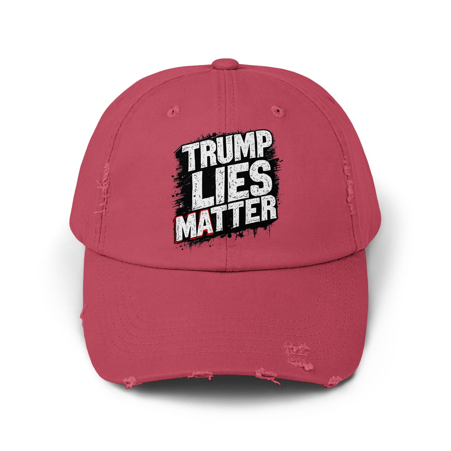 Trump Lies Matter Distressed Embroidered Hat product