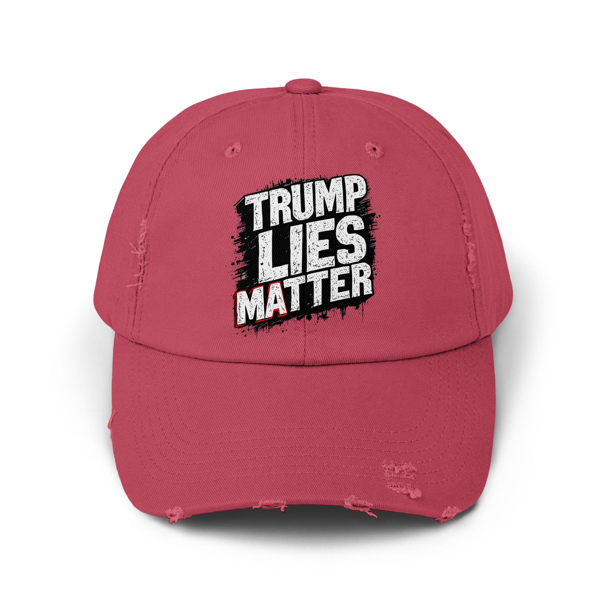 Trump Lies Matter Distressed Embroidered Hat product
