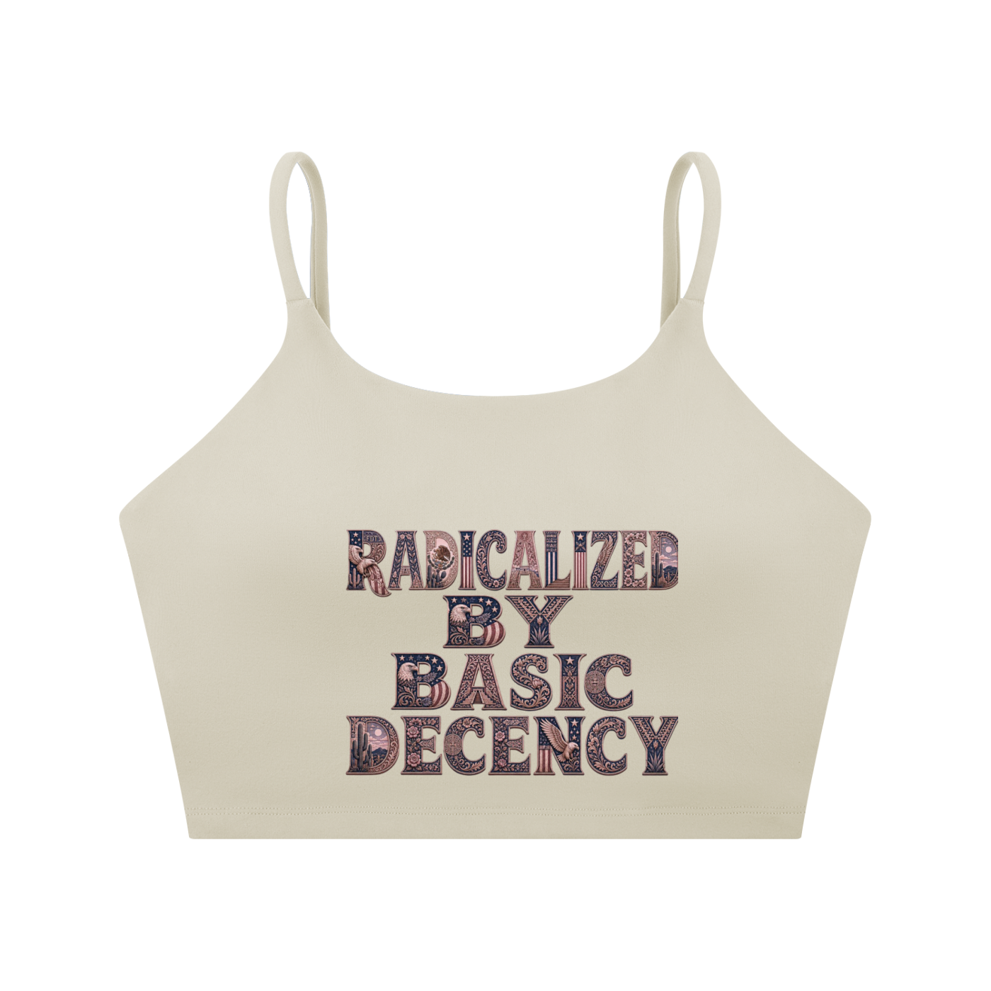 Spaghetti Strap Yoga Sports Bra