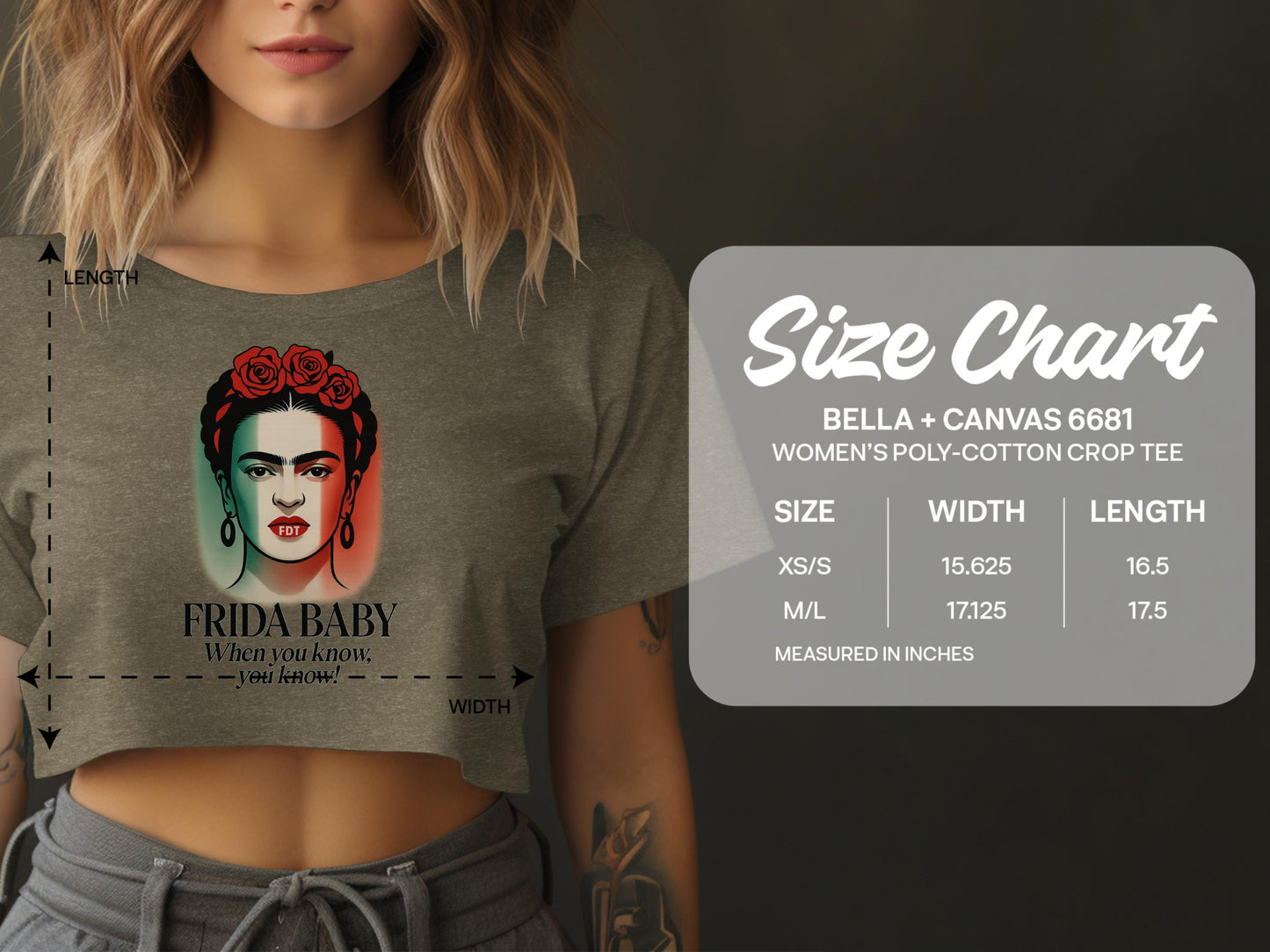 Frida Baby When You Know You Know Crop Tee product