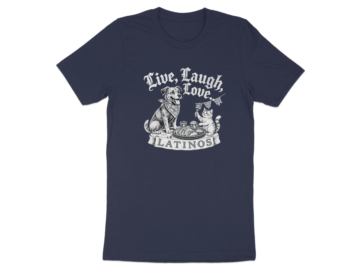 Live Laugh Love Latinos Graphic T-Shirt product type