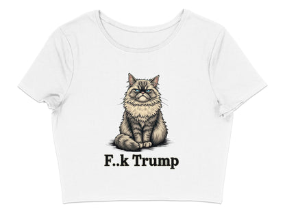 Funny Cat F..k Trump Graphic Print T-shirt Product Type