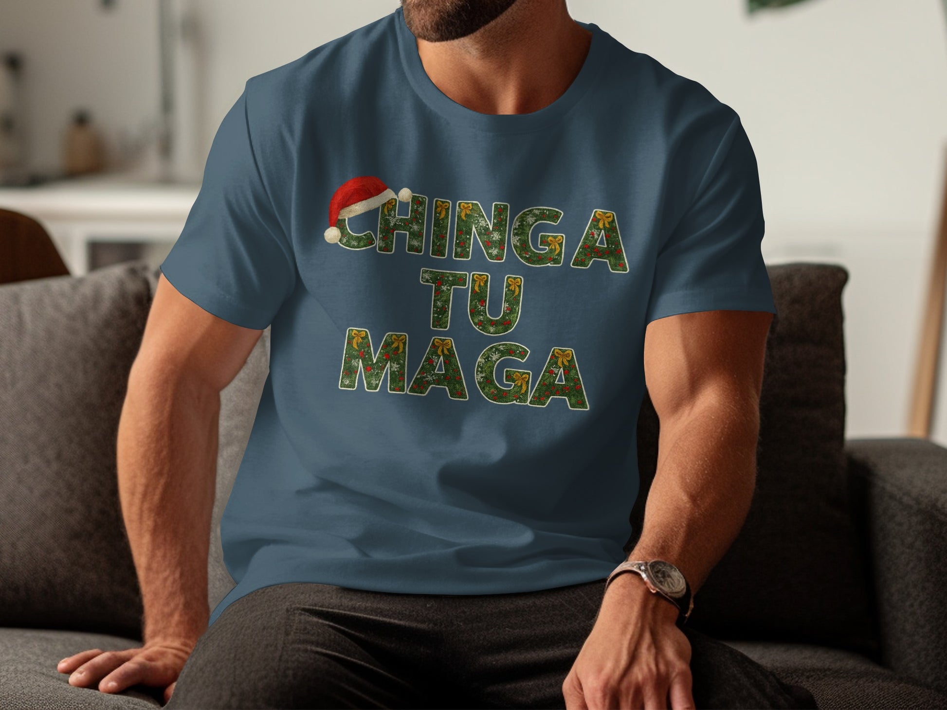 Chinga Tu Maga Graphic Tee for Casual Wear