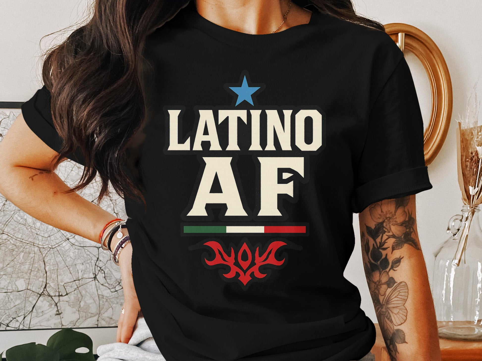 Latino AF Bold Statement T-Shirt product type