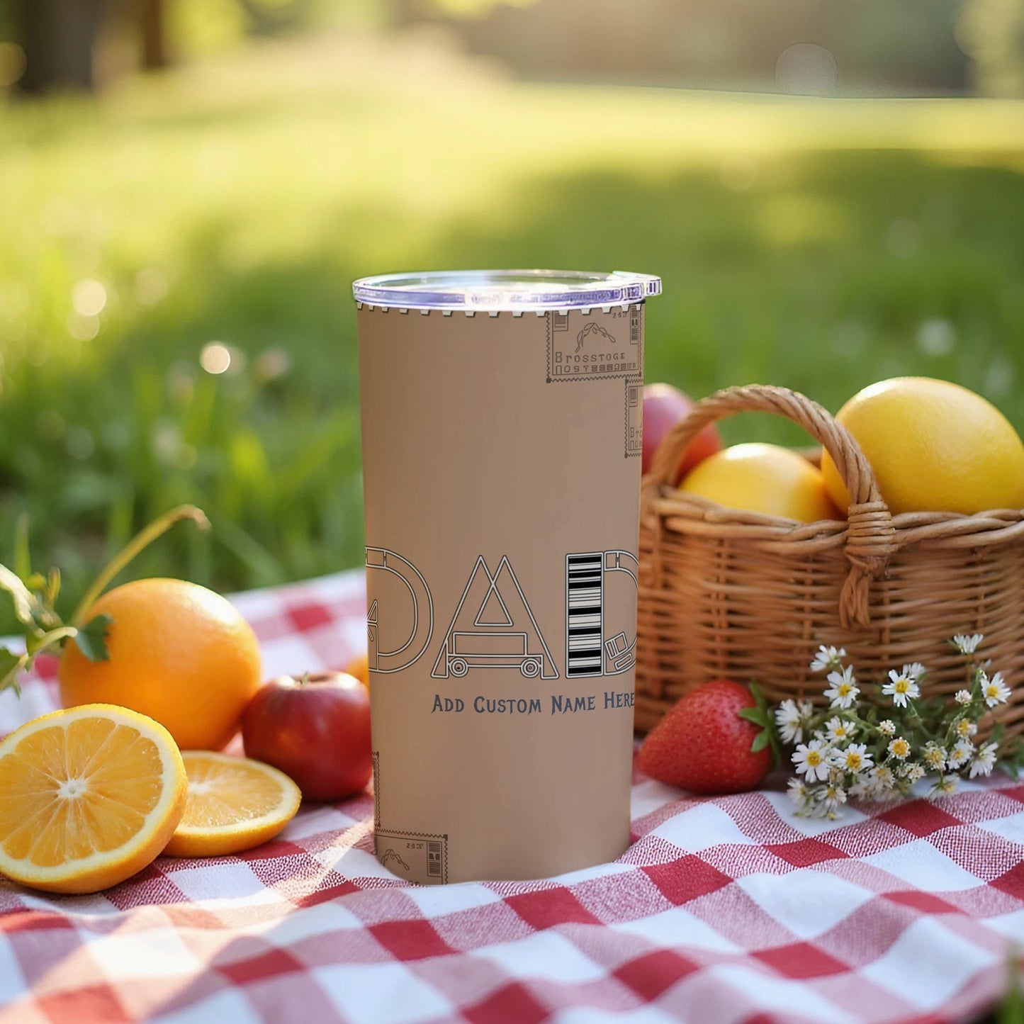 Personalized Dad Tumbler Add Custom Name Here product