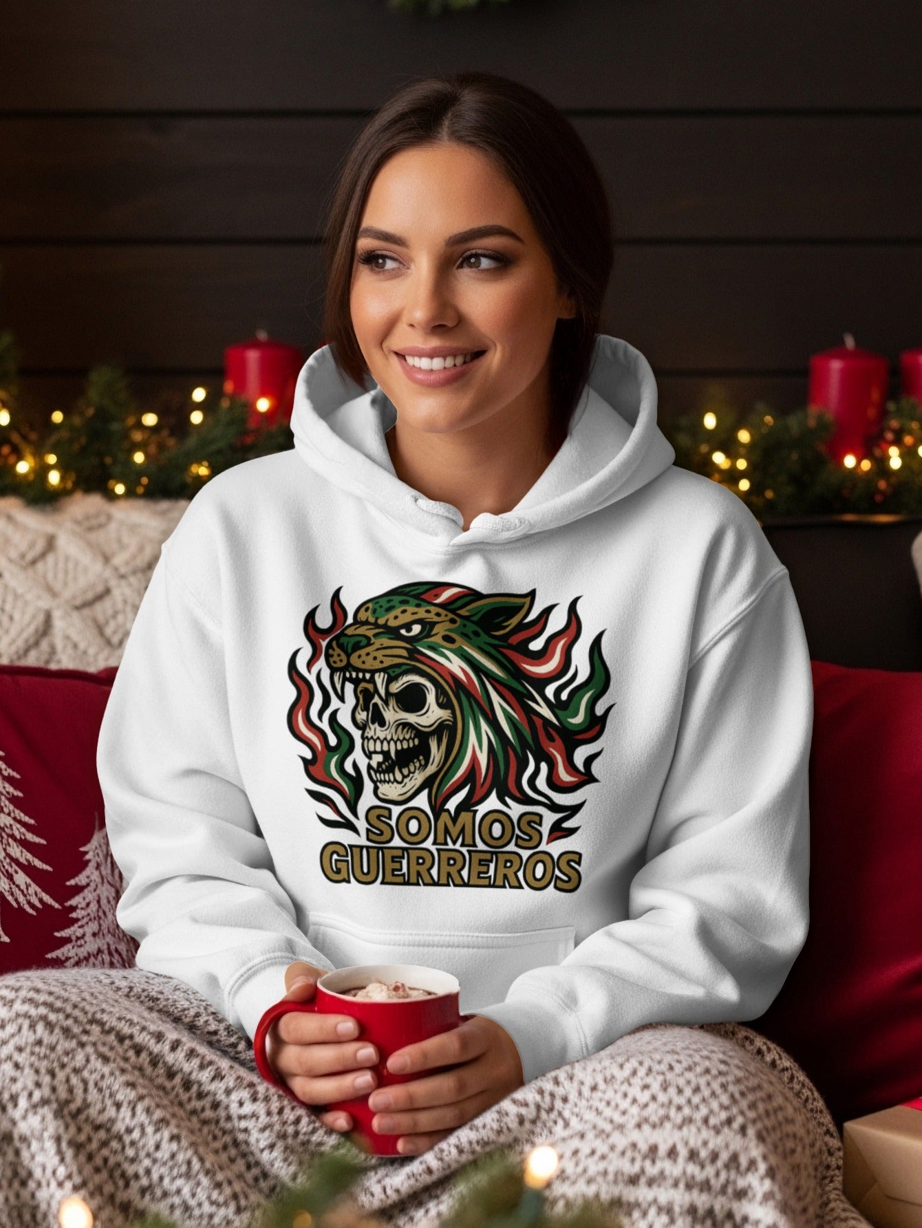 Unique Artistic Design Skulls Themed Hoodie