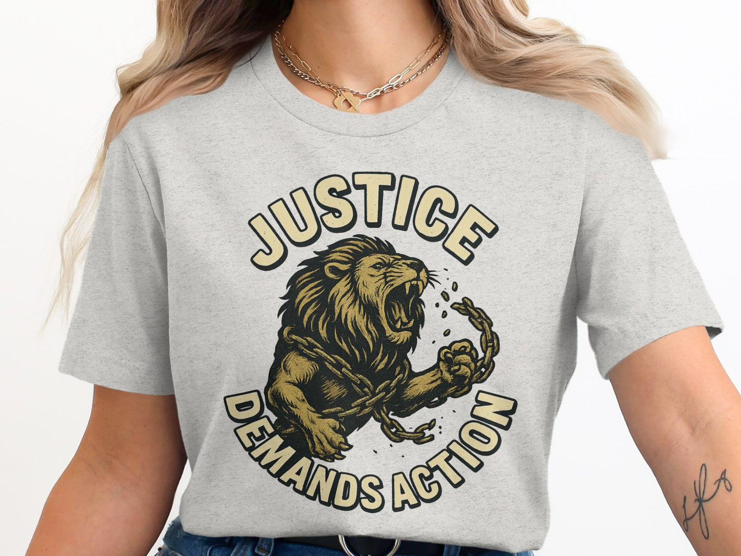 Justice Demands Action Graphic Tee product