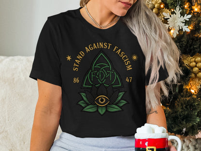 Stand Against Fascism 86 47 T-shirt