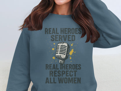 Real Heroes Served Real Heroes Respect Sweatshirt product