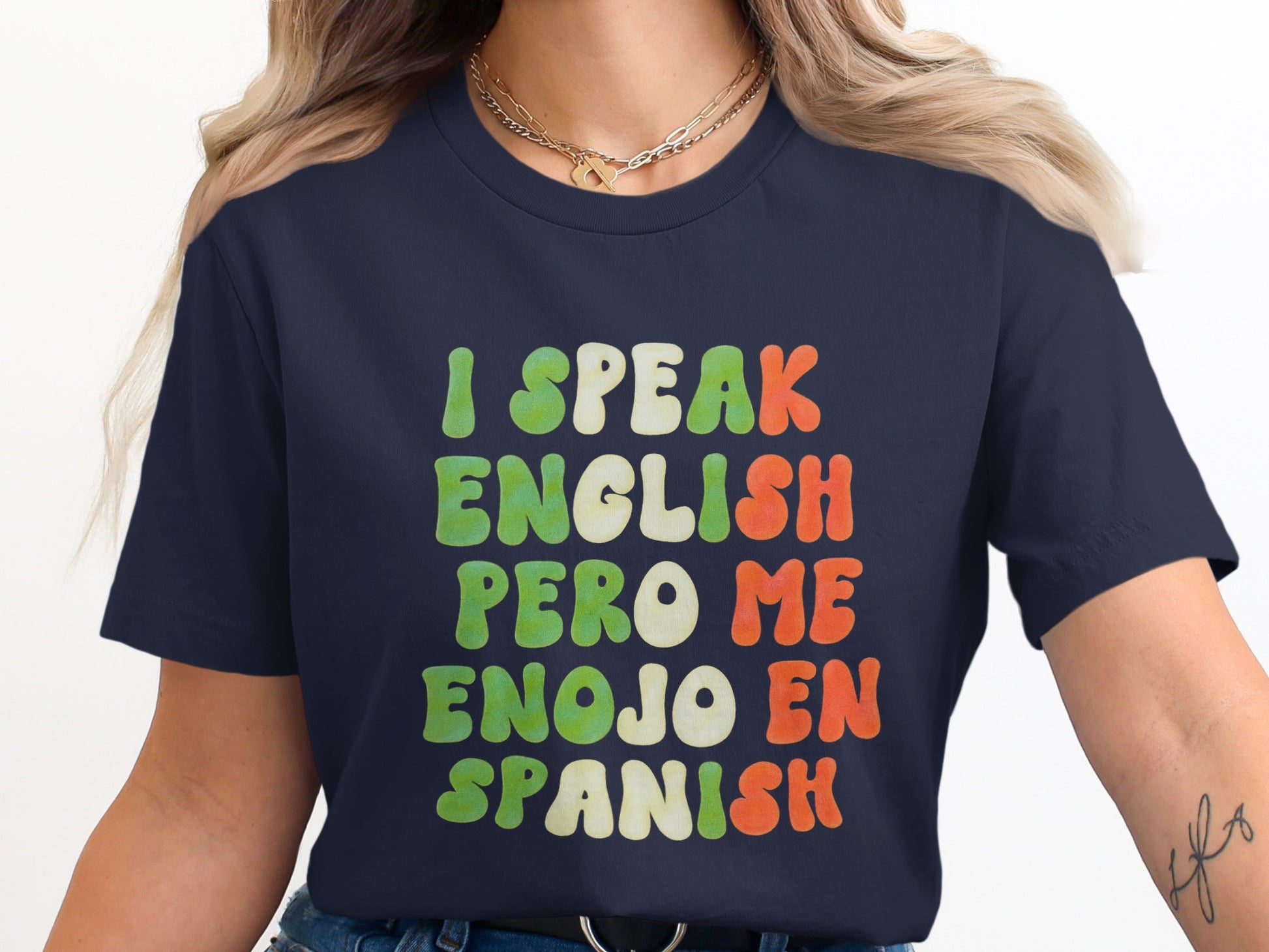 I Speak English Pero Me Enojo En Spanish T-shirt product