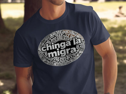 Chinga La Migra Graphic Tee Shirt Stylish Product Type