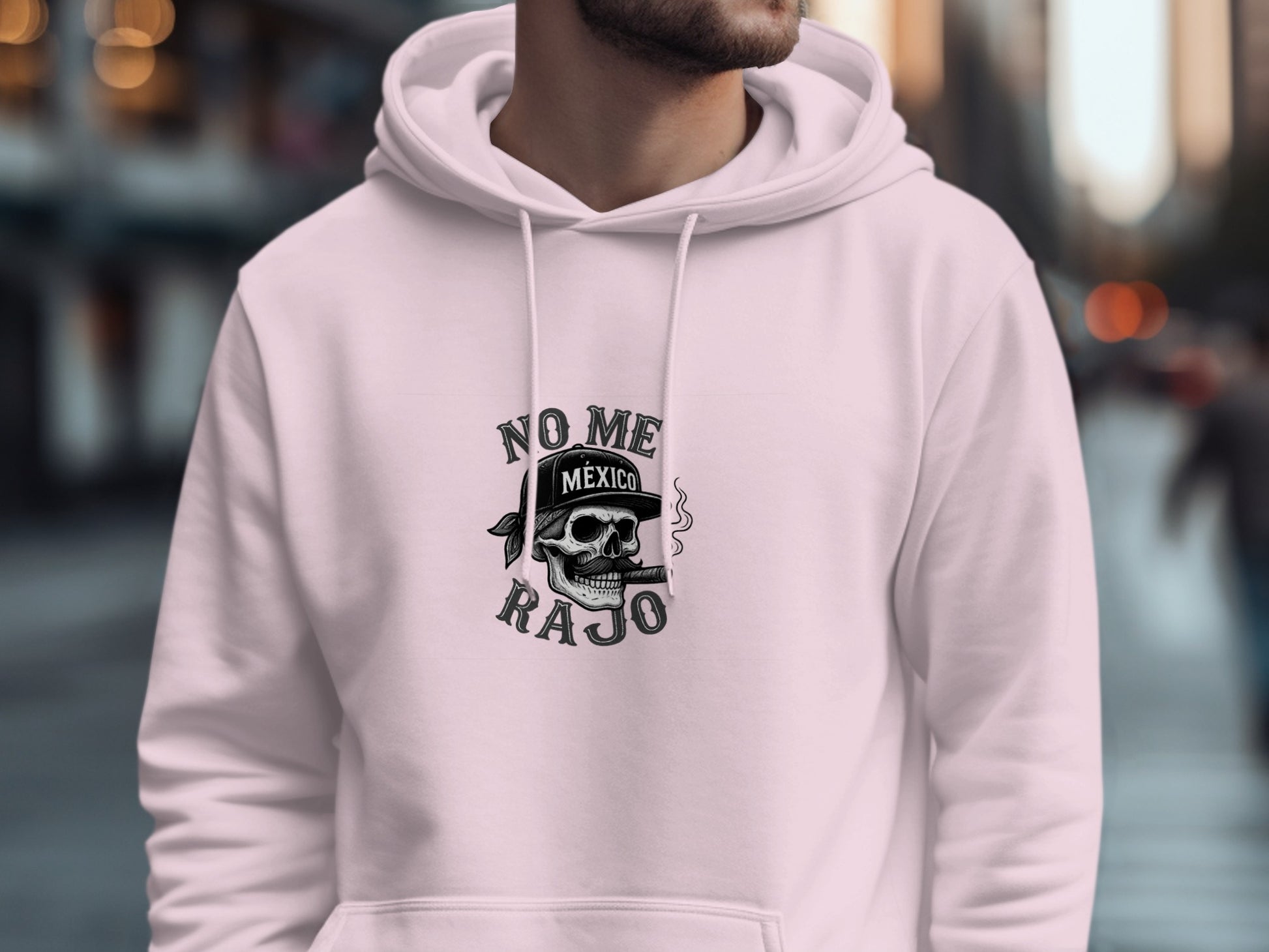No Me Rajo Mexico Skull Graphic Hoodie product type