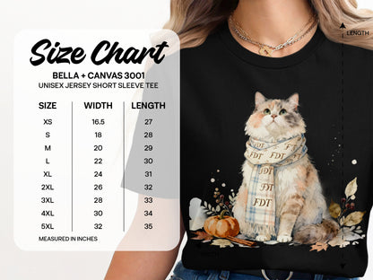 Beautiful Graphic Tee with Cat and Floral Design