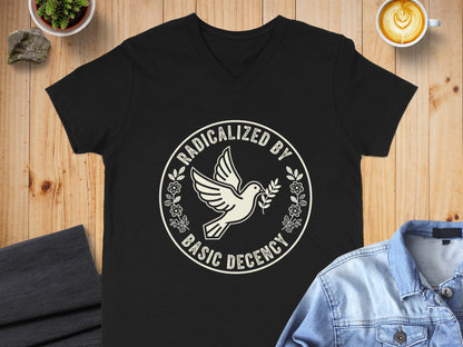 Radicalized By Basic Decency Graphic T-shirt