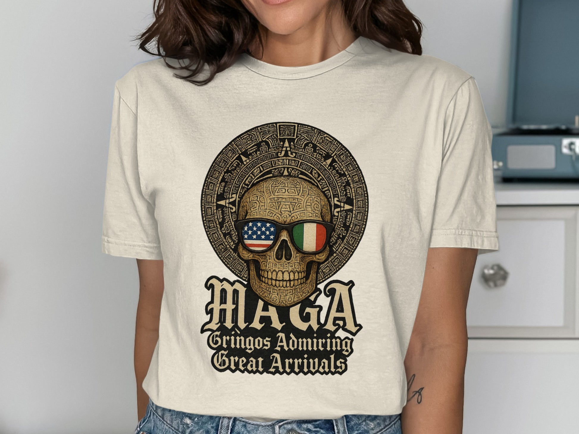 Gringos Admiring Great Arrivals Graphic T-Shirt product
