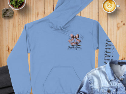 Bow Crown Design Printed Unisex Hoodie Unique product type