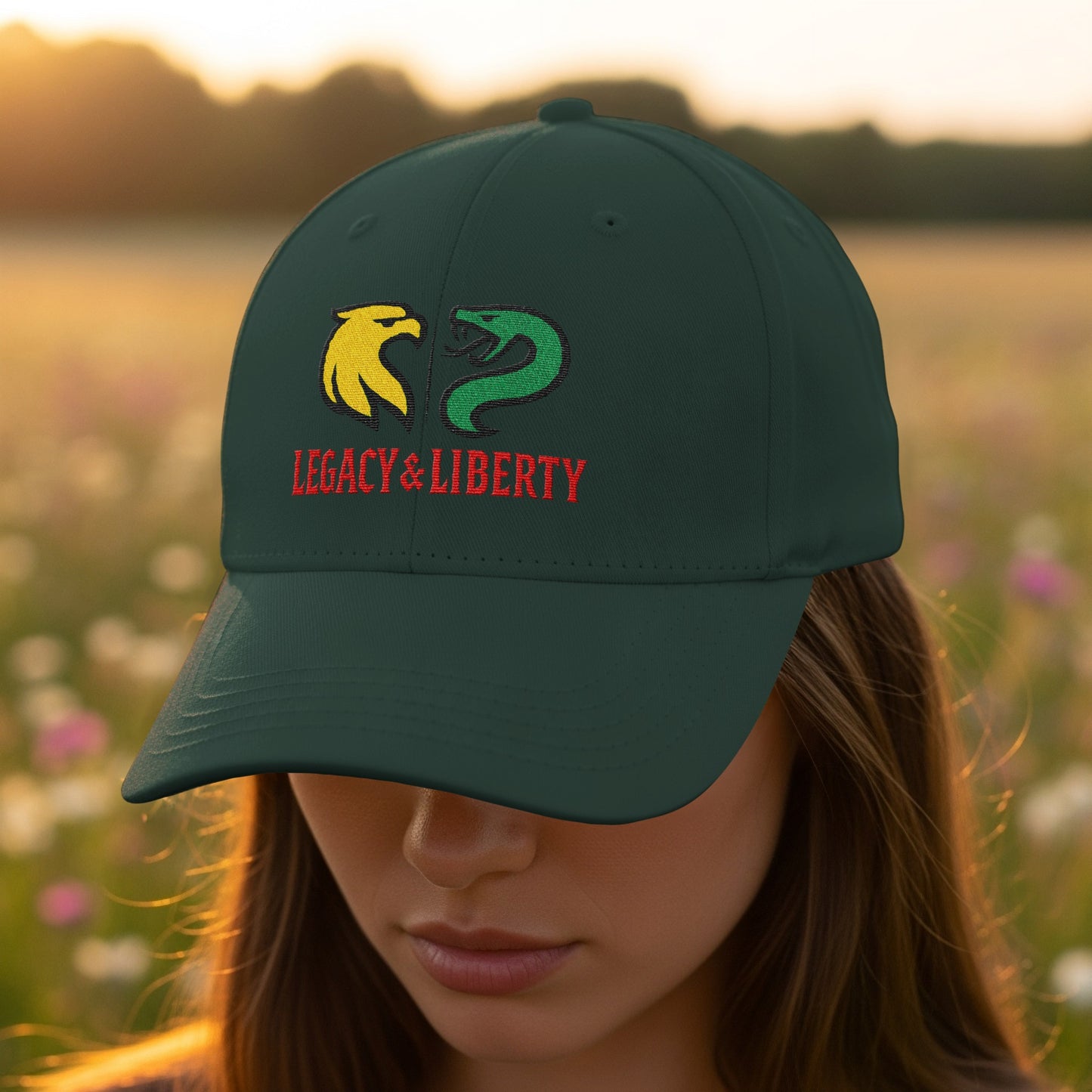 Legacy and Liberty Embroidered Cap trendy hat product