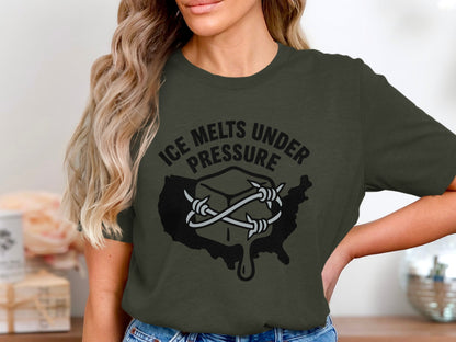 Ice Melts Under Pressure Graphic T-shirt product type