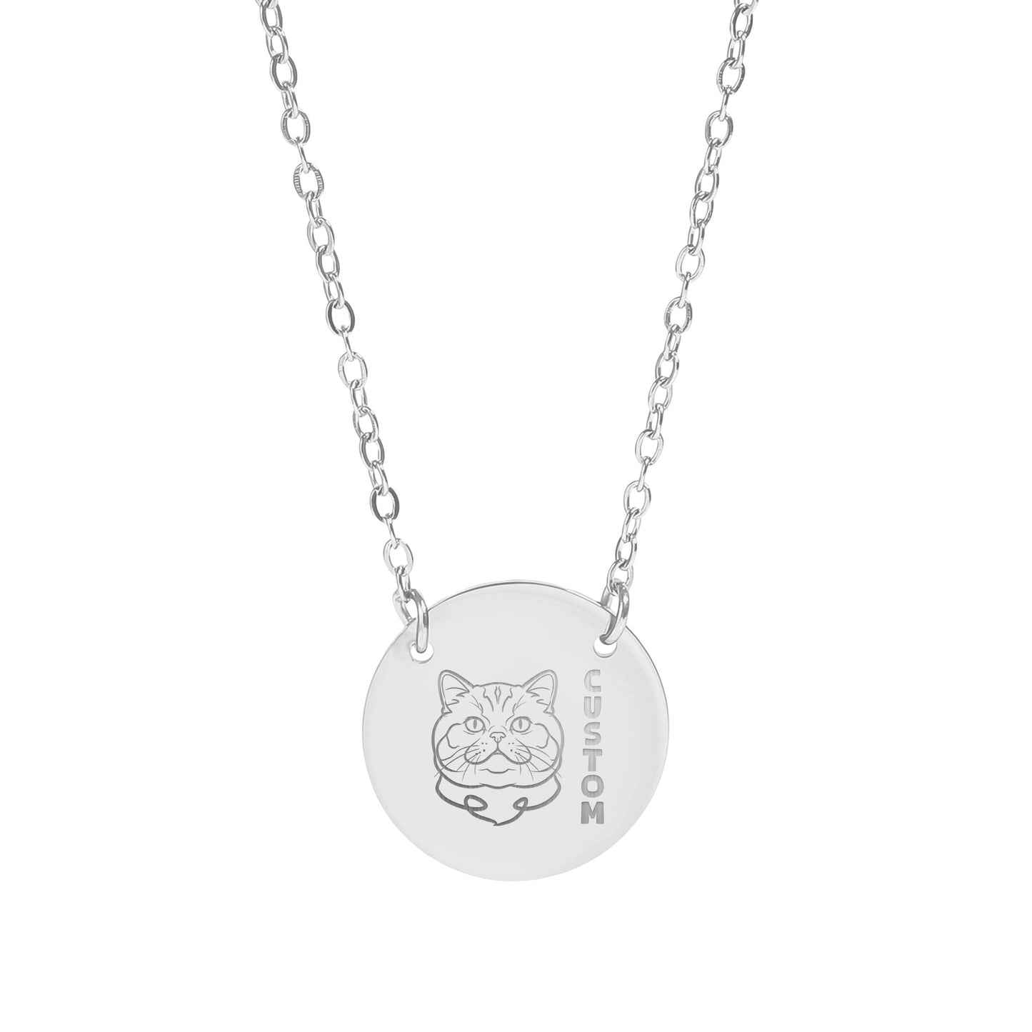 Custom Cat Design Personalized Necklace with Unique Style