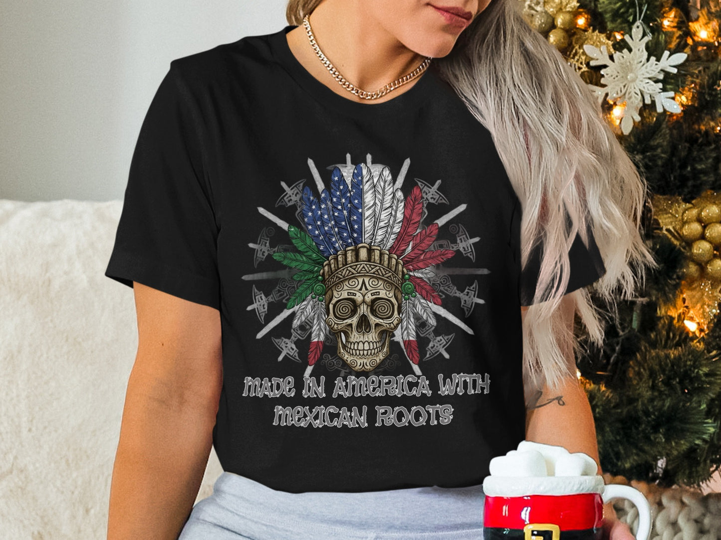 Made In America With Mexican Roots T-shirt