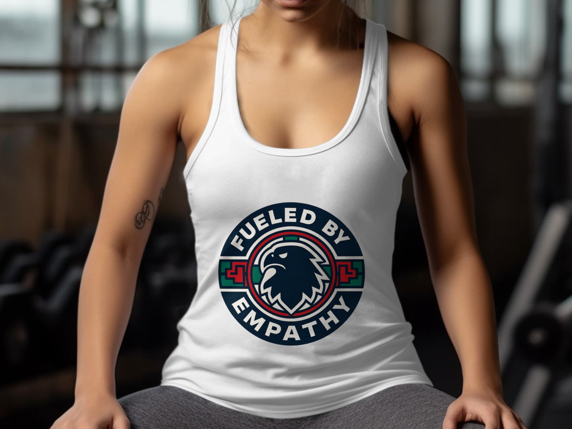 Fueled By Empathy Graphic Tank Top