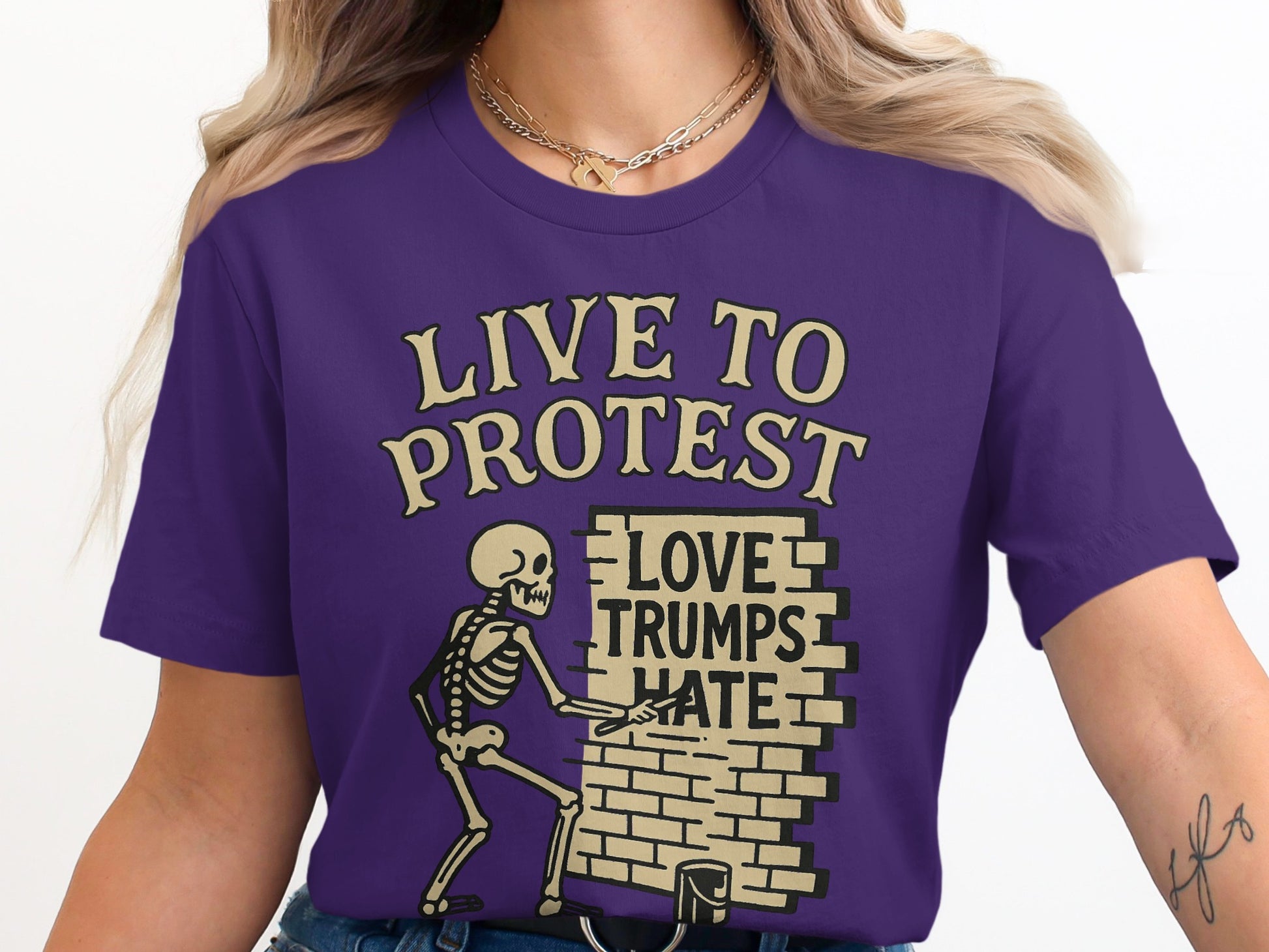 Live to Protest Graphic Tee Shirt product