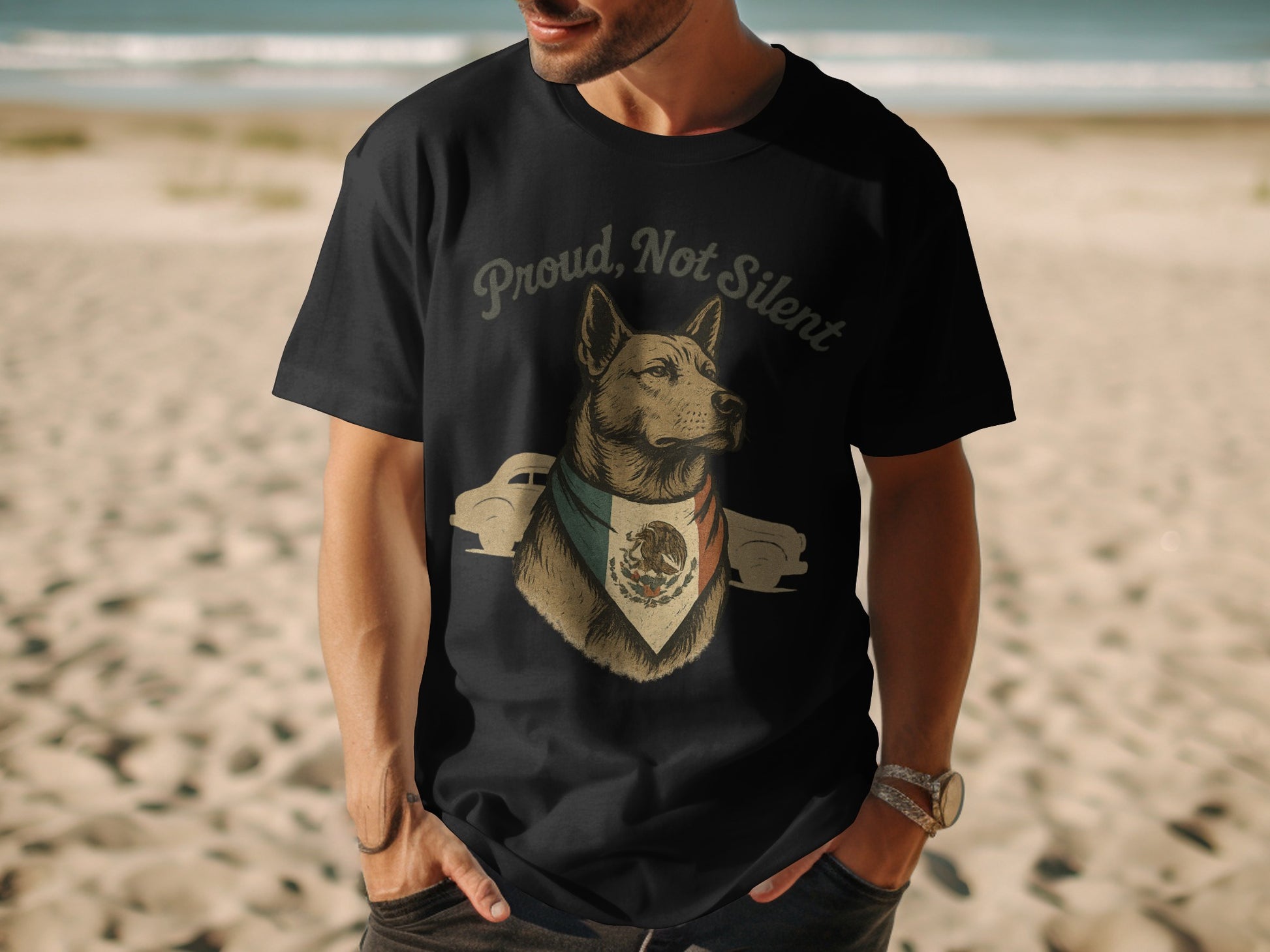 Proud Not Silent German Shepherd T-Shirt product