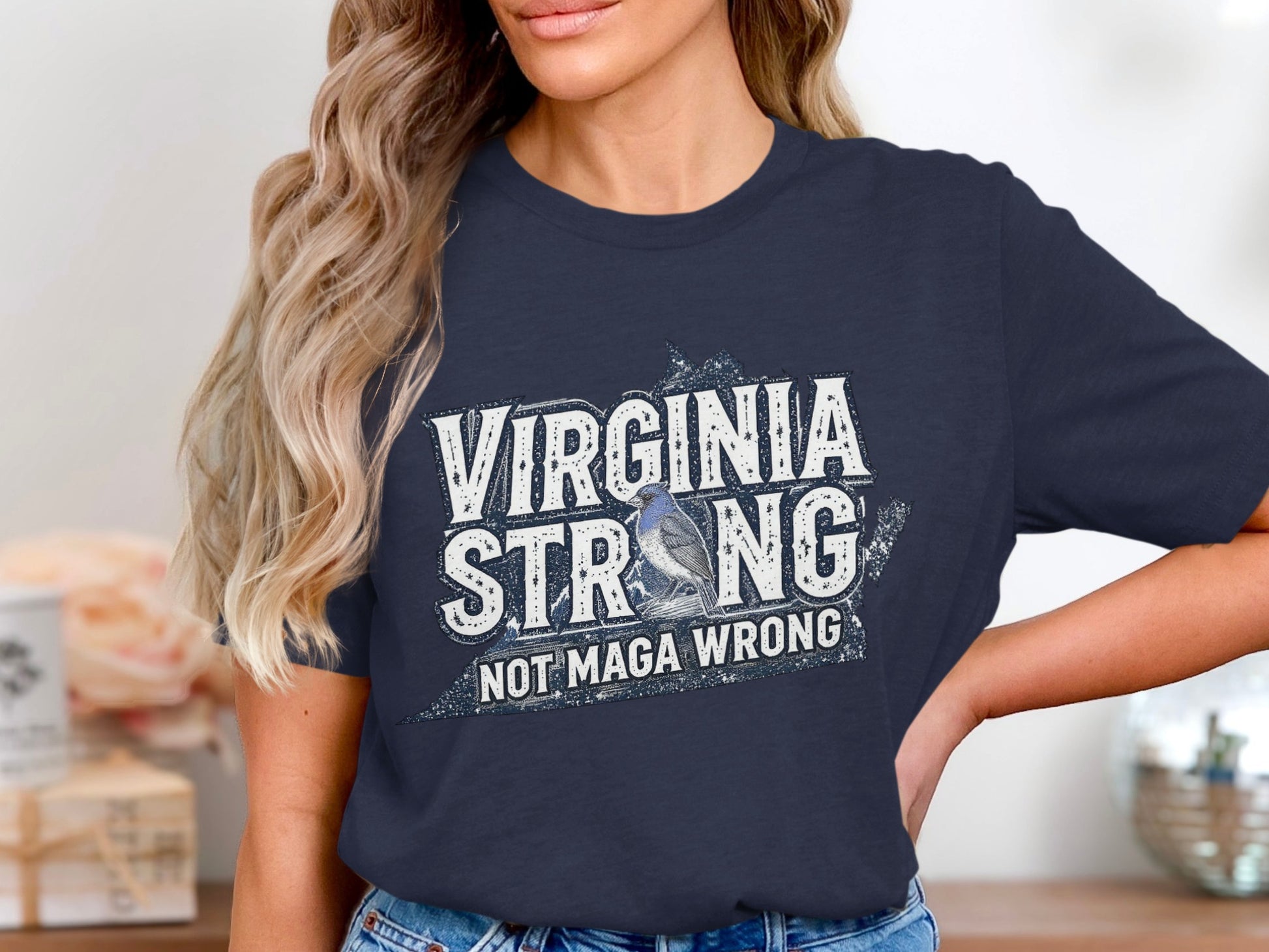 Virginia Strong Not Maga Wrong T-shirt product