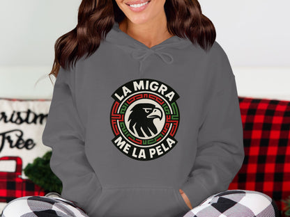 La Migra Me La Pela Hoodie casual wear product