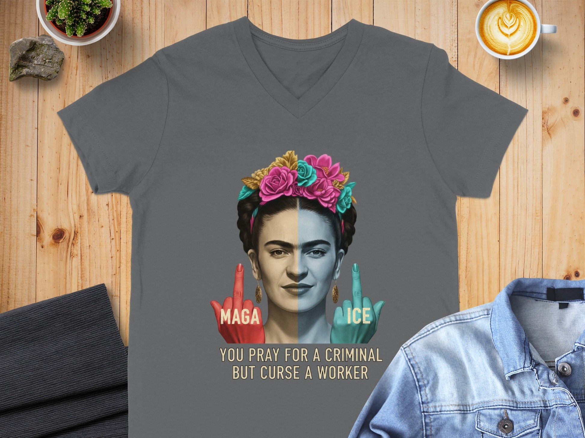 You Pray For A Criminal But Curse A Worker T-shirt