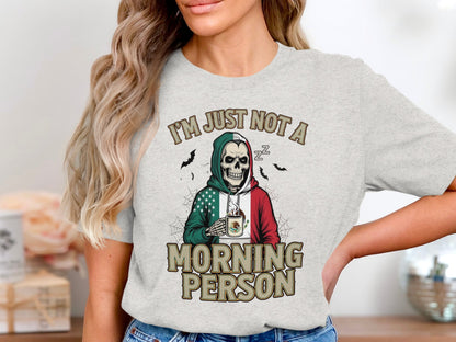 Funny Drinking Skeleton I'm Just Not A Morning Person product type