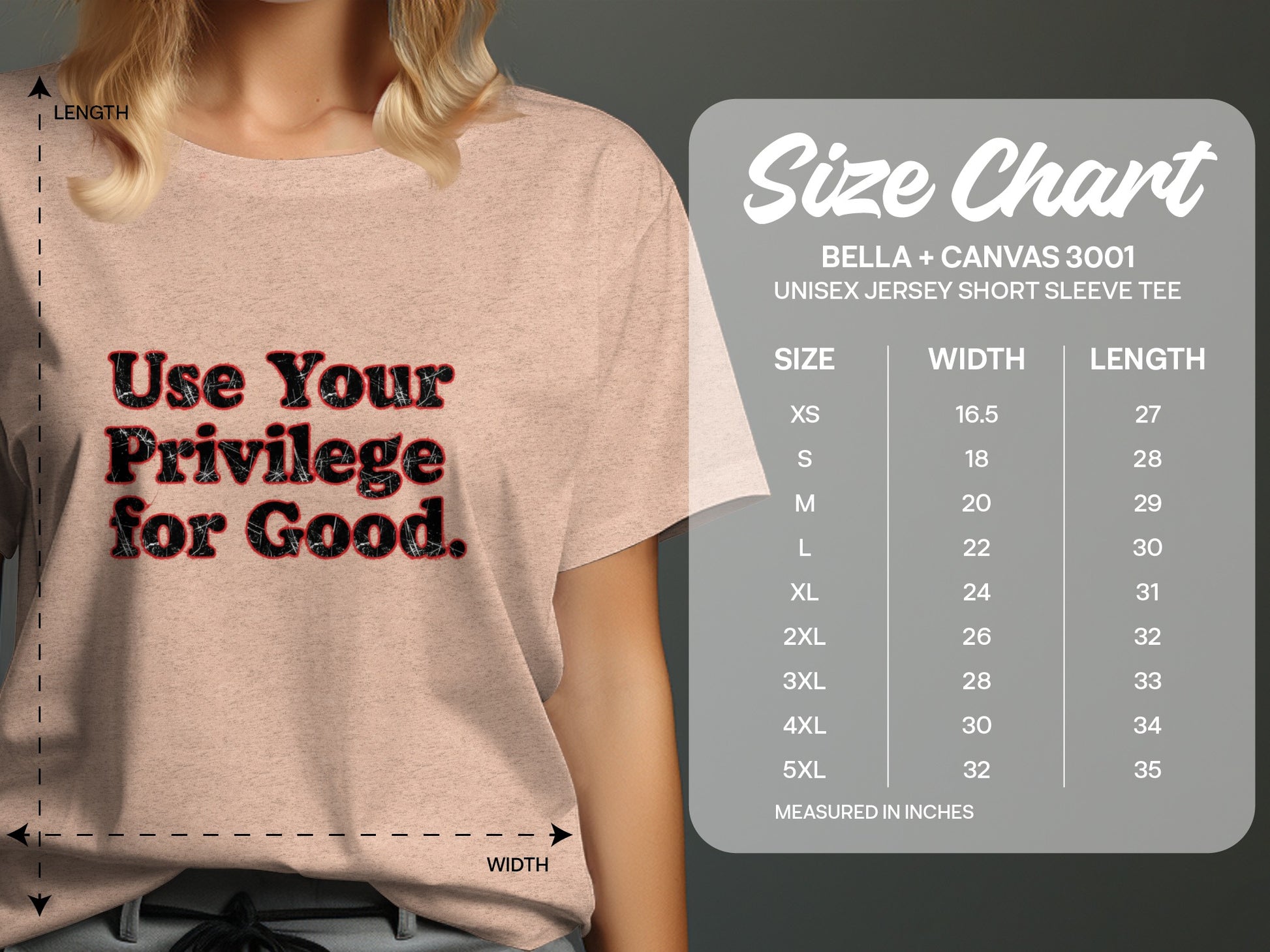 Use Your Privilege for Good Tee Product