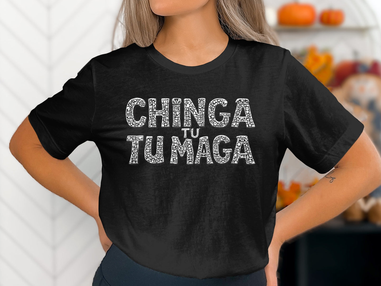 CHINGA TU UMAGA Graphic Shirt Perfect Casual Tee