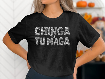 CHINGA TU UMAGA Graphic Shirt Perfect Casual Tee