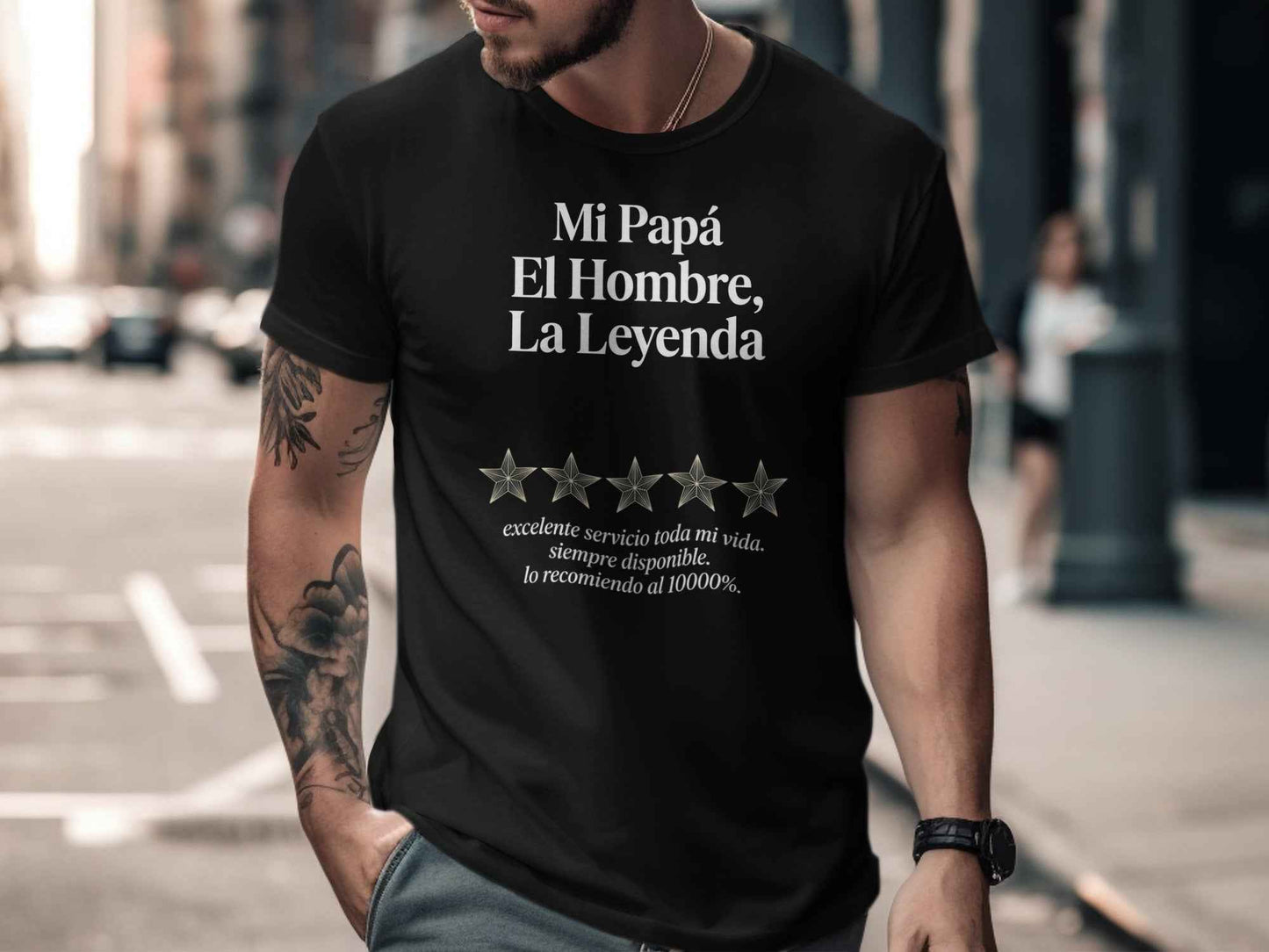Funny Dad Shirt: Mi Papá La Leyenda T-Shirt Mi Papá, La Leyenda T-Shirt
