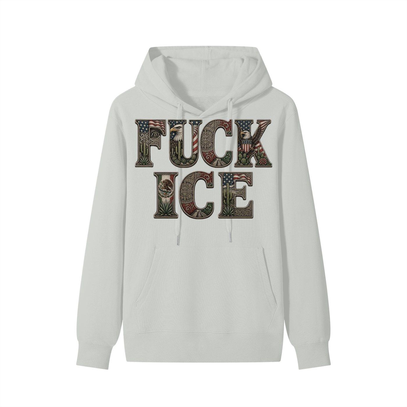 Fuck Ice & Amexican Pride Classic Unisex Cotton Hoodie