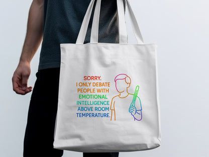 Debate Emotional Intelligence Tote Bag product