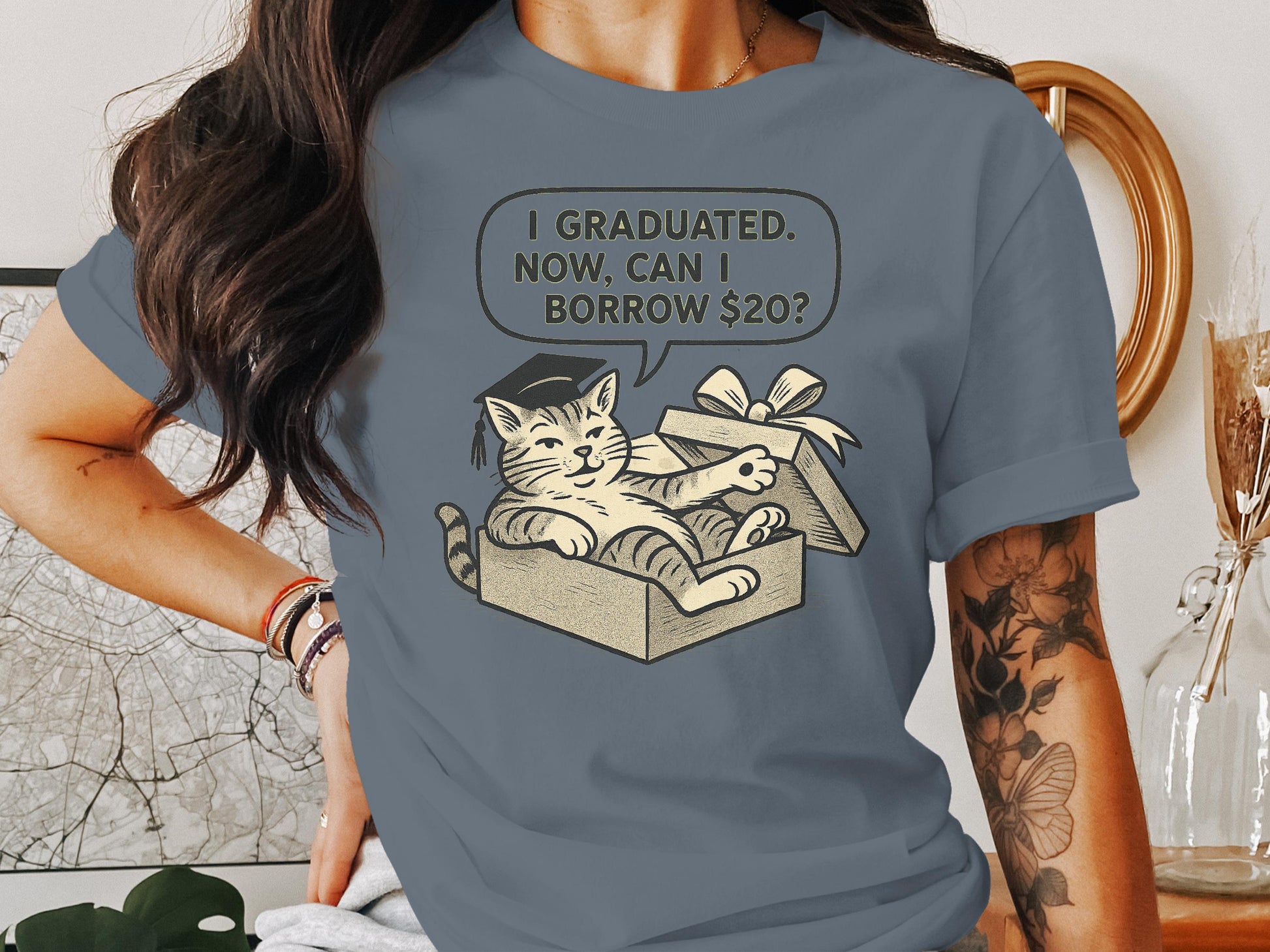 Funny Cat Graduation Shirt Perfect Gift Idea product
