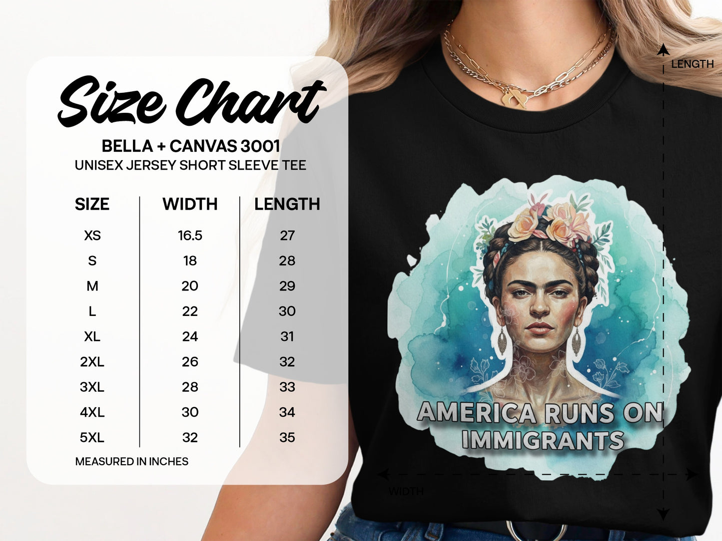 America Runs On Immigrants Graphic Tee