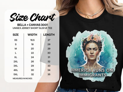 America Runs On Immigrants Graphic Tee