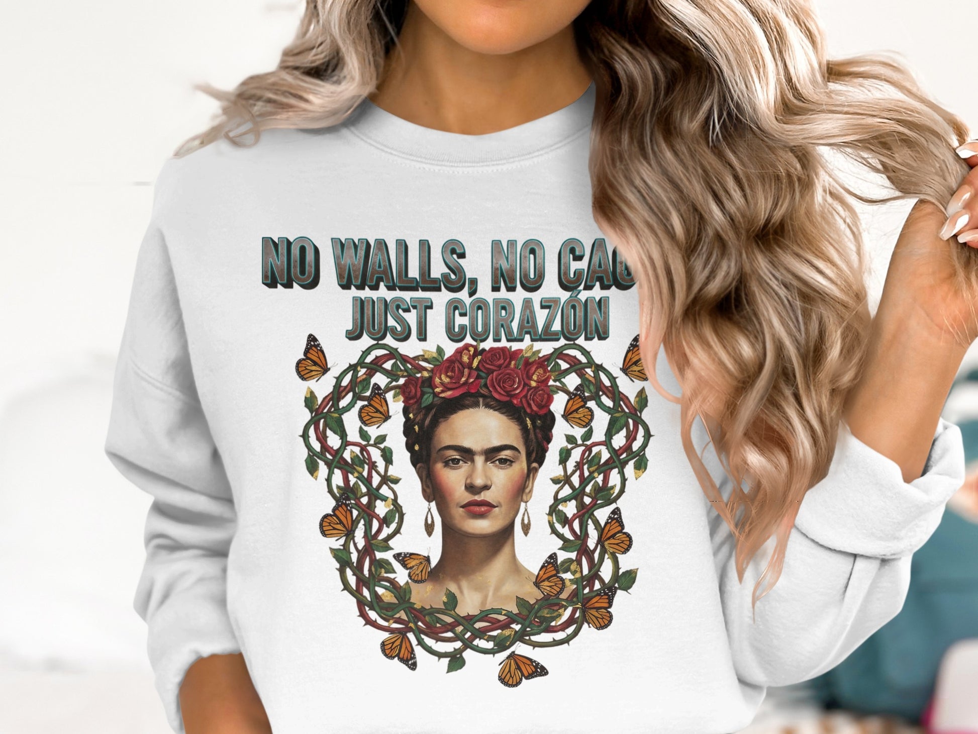 No Walls No Cages Just Corazon Sweatshirt Product