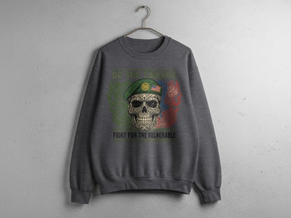 Skull Design Fight for the Vulnerable Sweatshirt