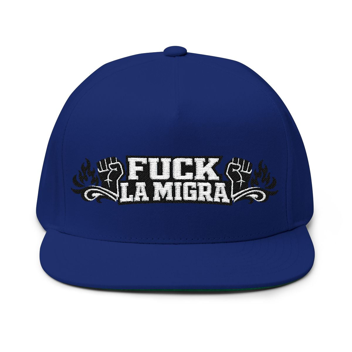 Bold Statement Fuck La Migra Embroidered Hat
