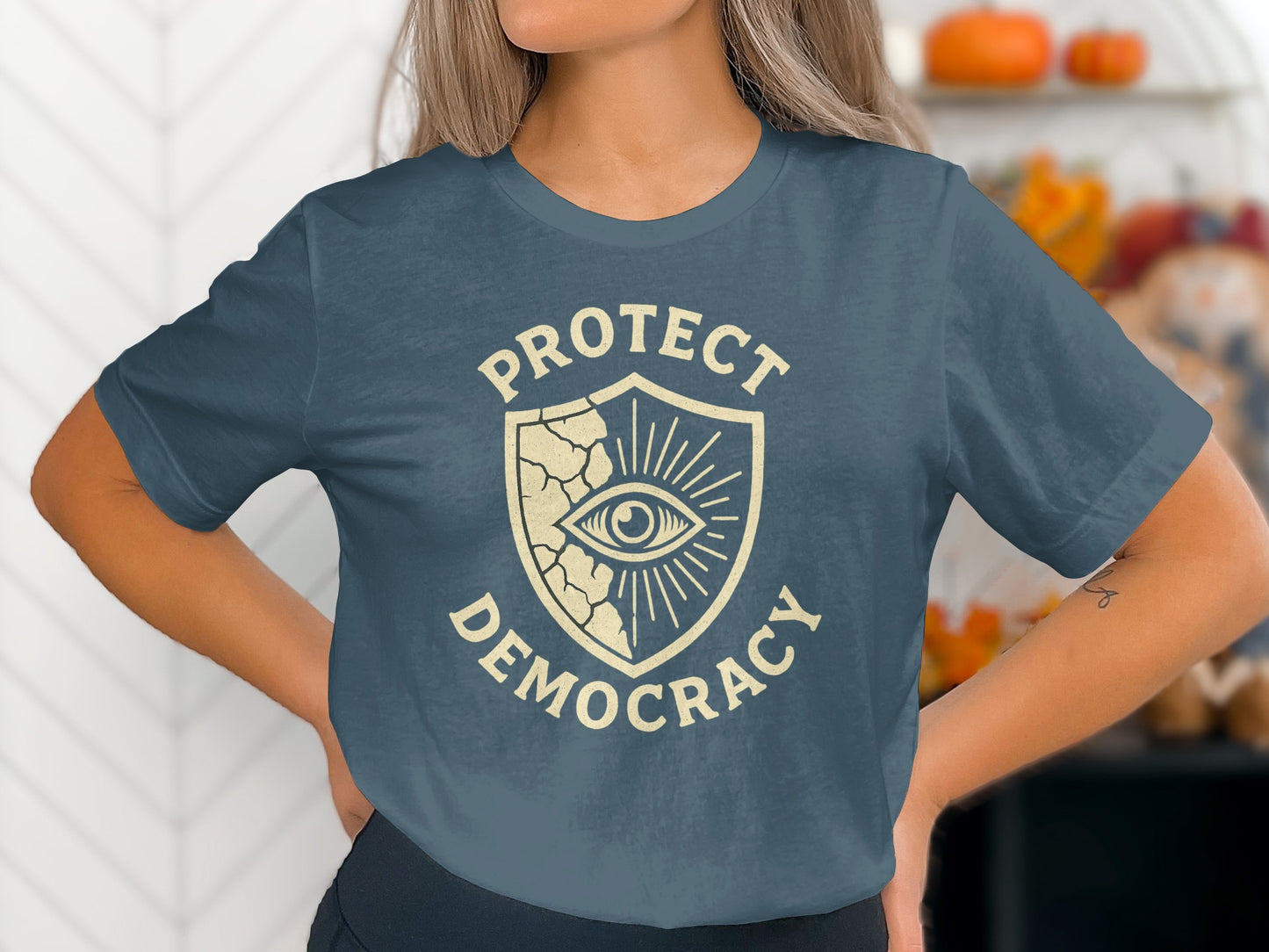 Protect Democracy Graphic Tee Shirt product type