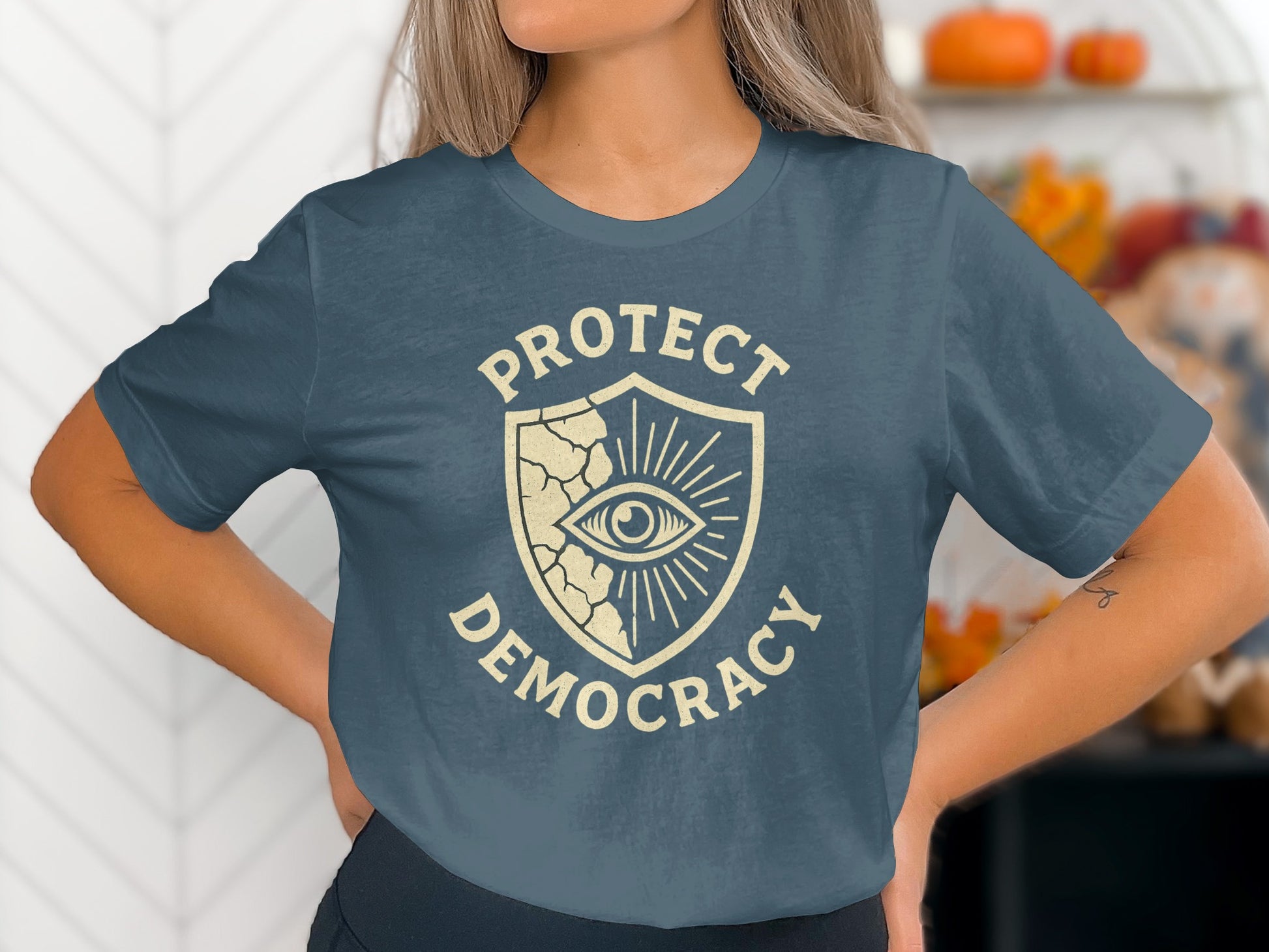 Protect Democracy Graphic Tee Shirt product type