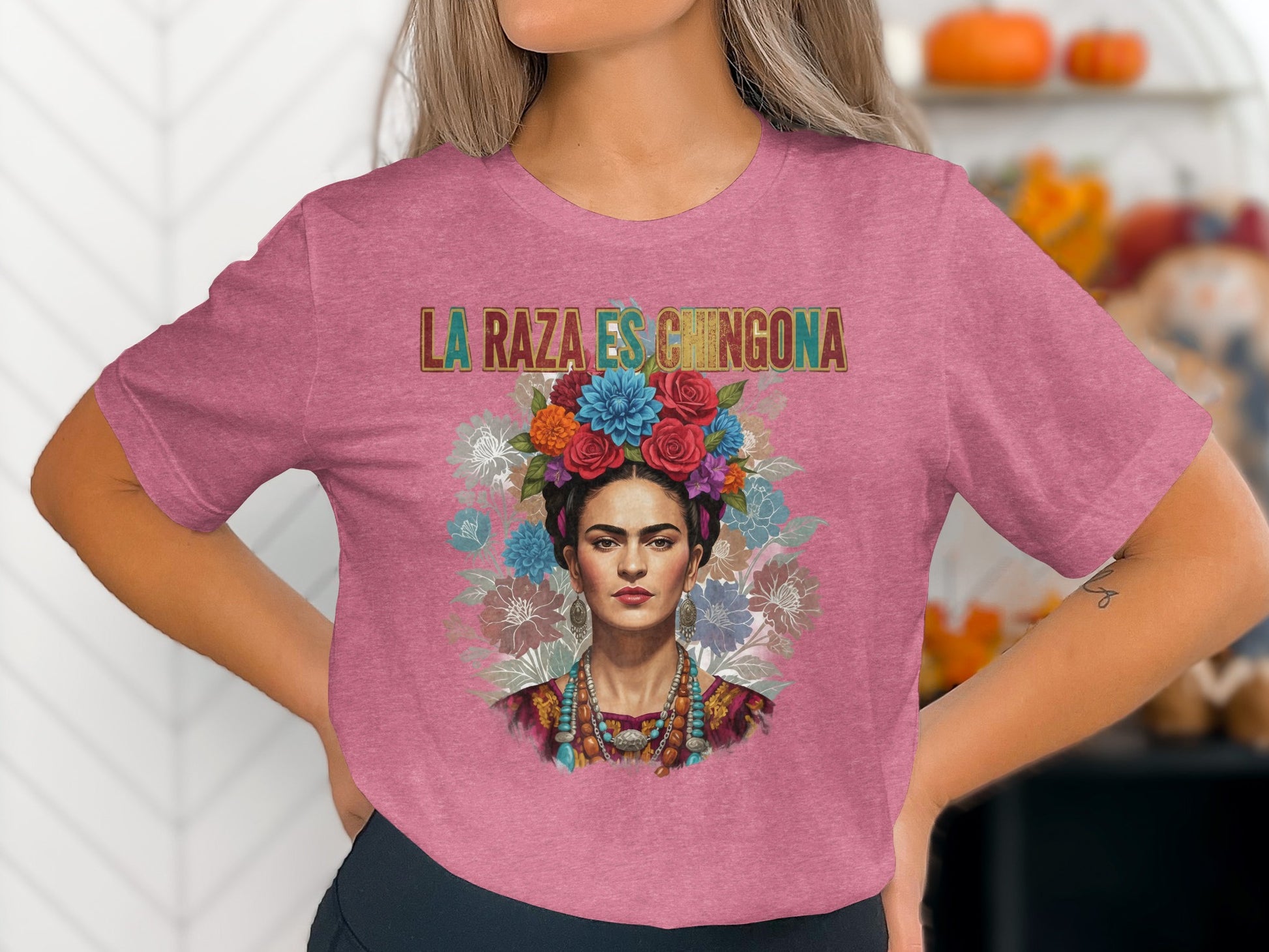 La Raza Es Chingona Graphic Tee Shirt Design