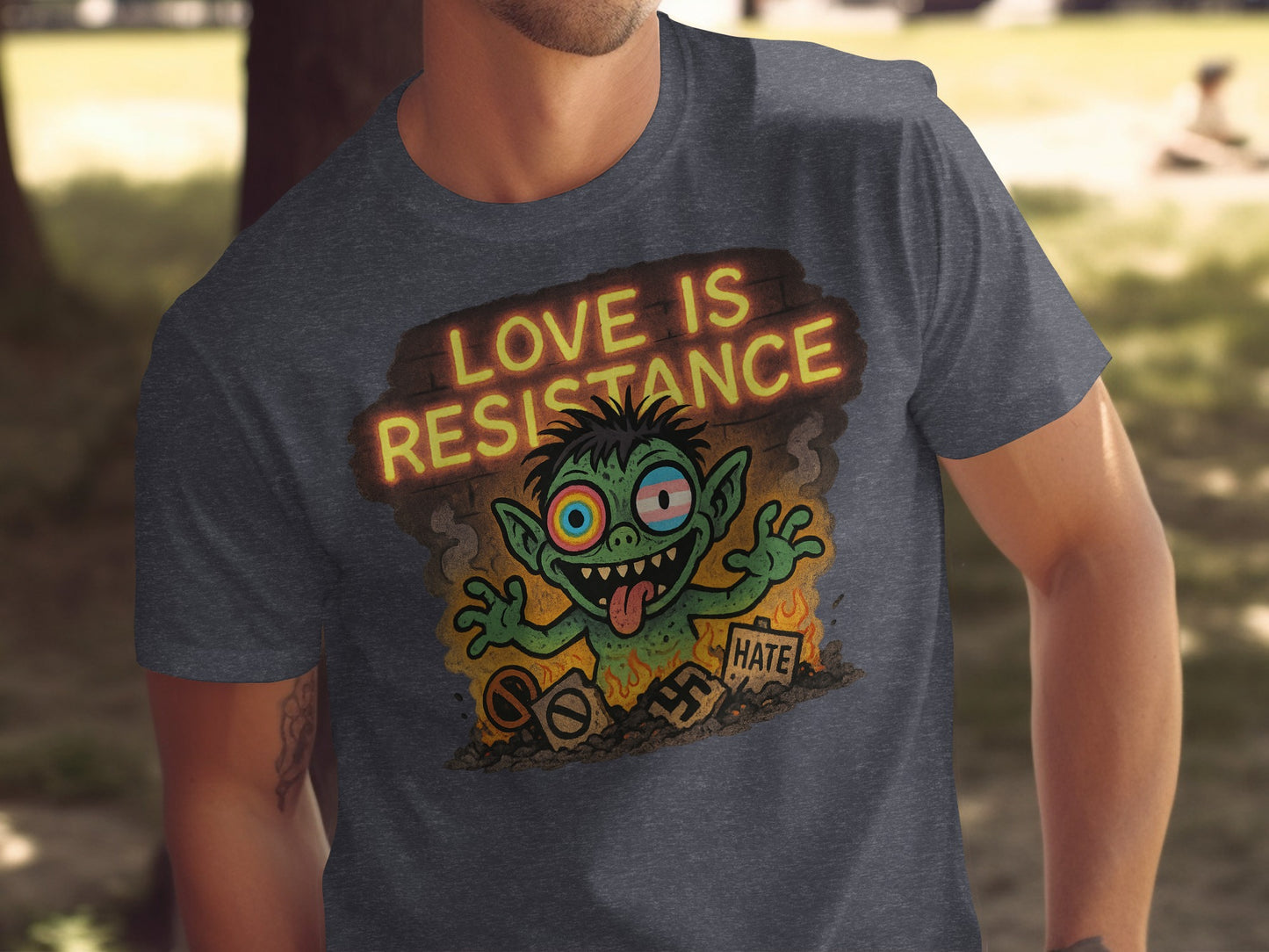 Love Is Resistance Graphic T-Shirt product type
